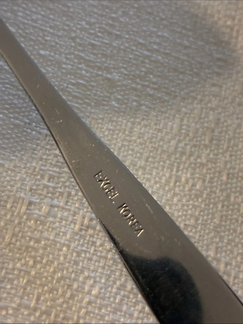 Excel Korea Teaspoon And Salad Fork Set - Glossy Stainless Steel Flatware